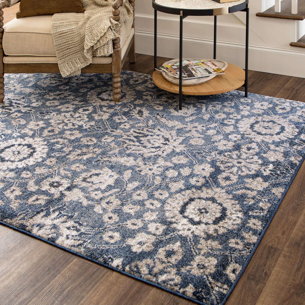 Mohawk Whimsy R1198 Blue 5'3" x 8' Area Rug, , large
