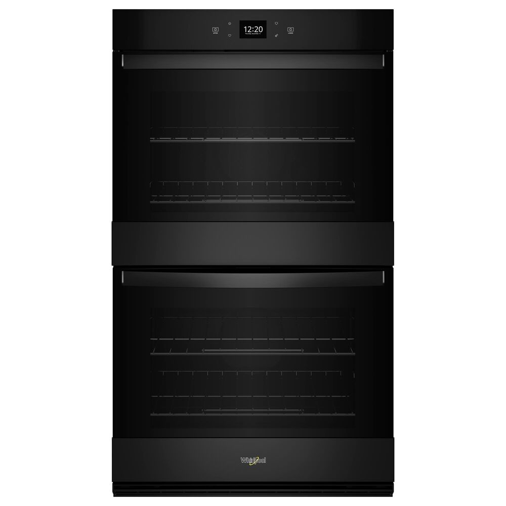 Whirlpool 27" Self-Cleaning Air Fry Single-Fan Smart Double Electric Wall Oven in Black, , large