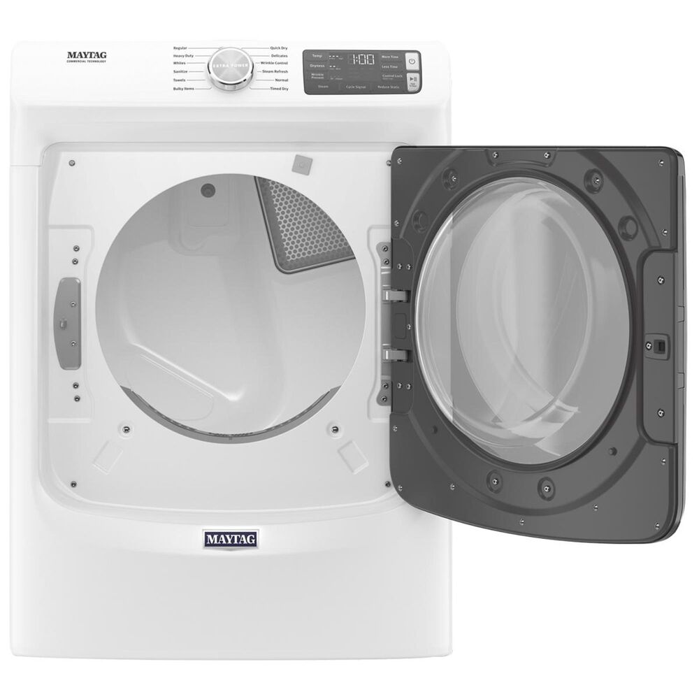 Maytag 7.3 Cu. Ft. Electric Dryer with 12 Dry Cycles in White, , large