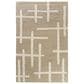L&R Resources Geoblend Geometric 5" x 7"9" Natural and Ivory Area Rug, , large