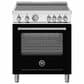 Bertazzoni Master 4.7 Cu. Ft. Freestanding Electric Induction Range in Nero Matt, , large