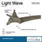 Minka-Aire Light Wave 52" Ceiling Fan with LED Light in Driftwood, , large