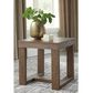 Ashley Cariton End Table in Grayish Brown, , large