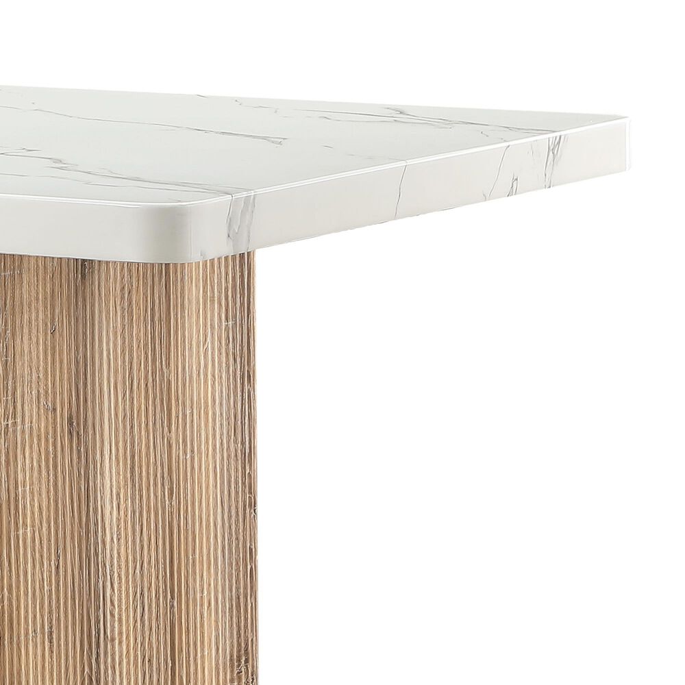 Modern Market 7-Piece Rectangular Dining Set in Grey, White and Natural, , large