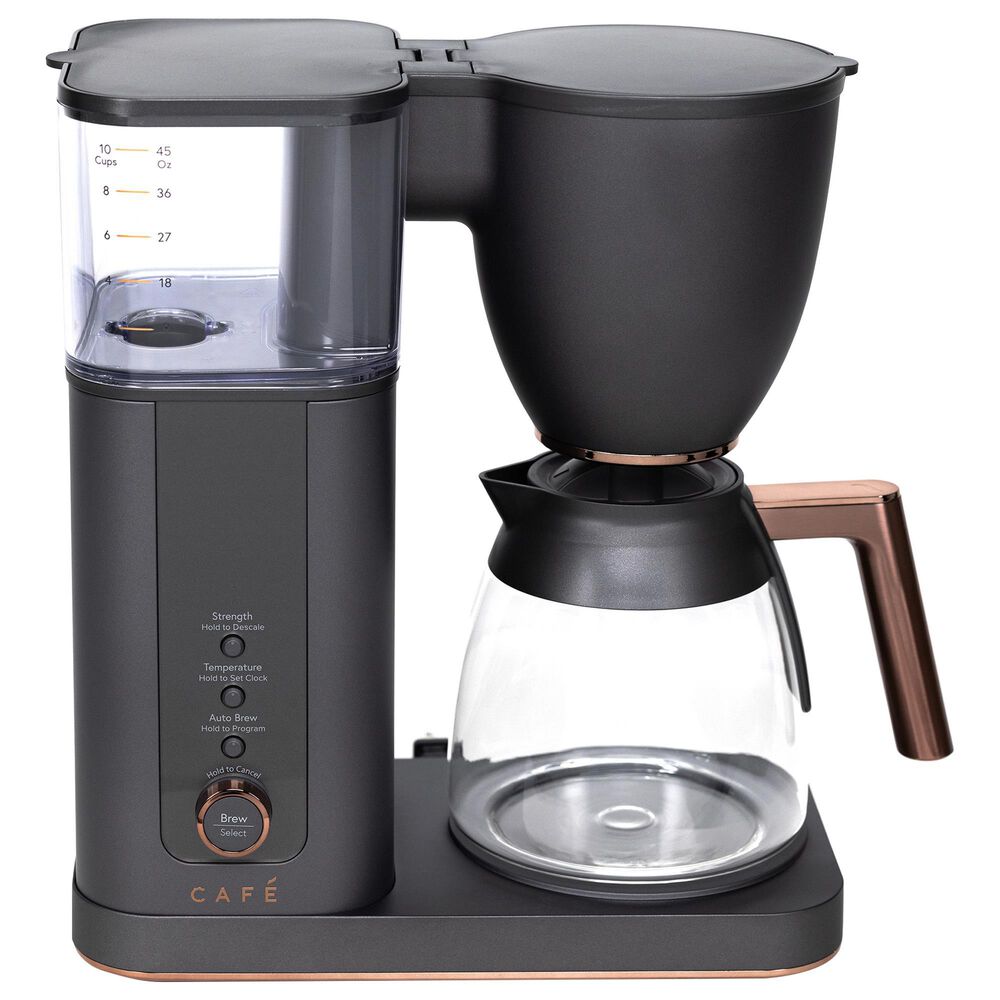 Cafe Specialty Drip Coffee Maker with Glass Carafe in Matte Black, , large