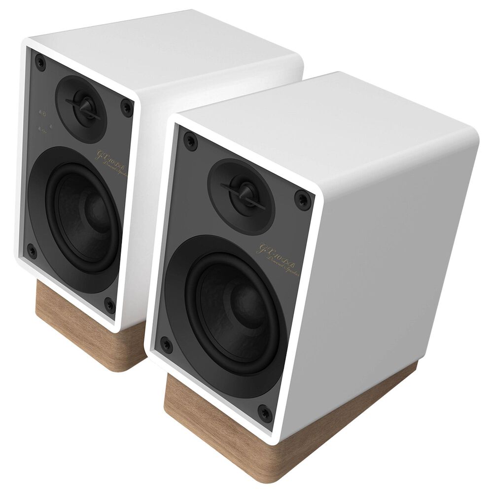 Klipsch Flexus 3&quot; Powered Monitors Bookshelf Speakers Pair in White, , large