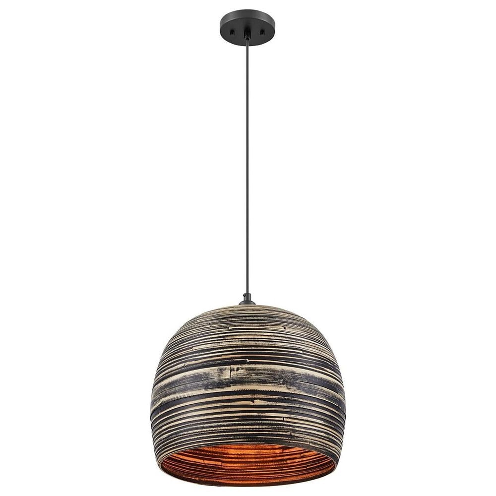 Savoy House Jamsen 1-Light Pendant in Black, , large