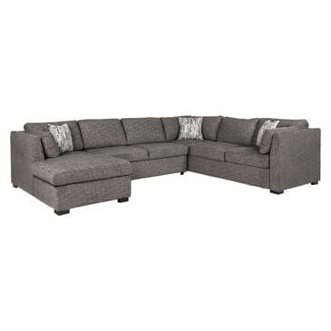 37B Vivian 3-Piece Sleeper Chaise Sectional in Burton Smoke, , large
