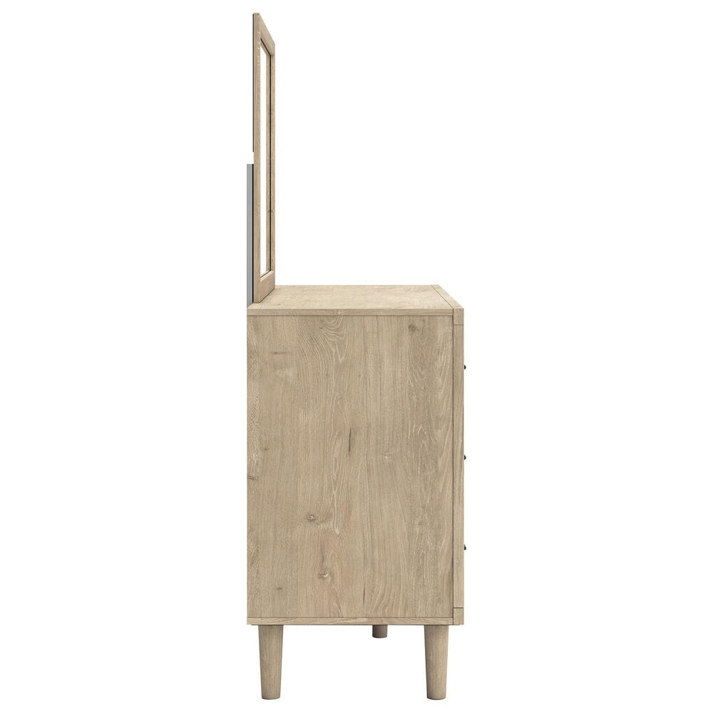 Ashley Cielden Dresser and Mirror in Two Tone, , large