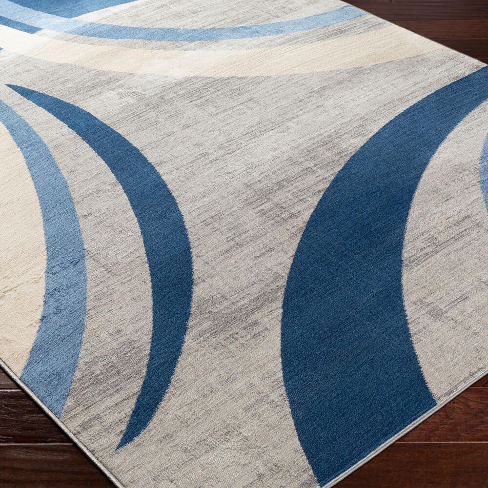 Surya Monaco MOC-2320 8&#39;10&quot; x 12&#39;4&quot; Navy, Denim, Silver Gray and Ivory Area Rug, , large