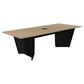 Regency Global Sourcing Array 96" Conference Table in Black and Noble Oak, , large