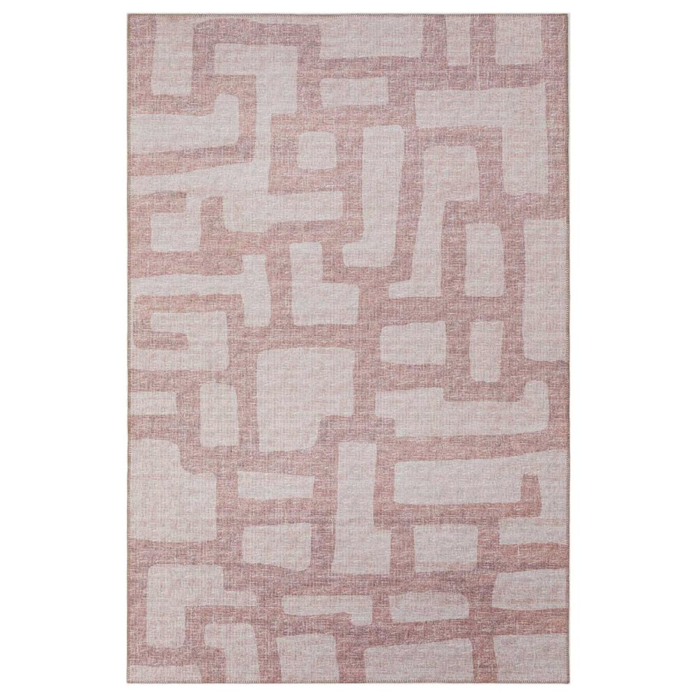 Dalyn Rug Company Sedona Geometric 8" Round Taupe Indoor/Outdoor Area Performance Rug, , large