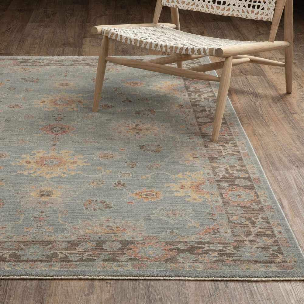 Oriental Weavers Keaton Blue and Multicolor 3&#39;3&quot; x 5&#39; Area Rug, , large