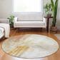 Dalyn Rug Company Ravenna RN2 8" Round Paprika Area Rug, , large