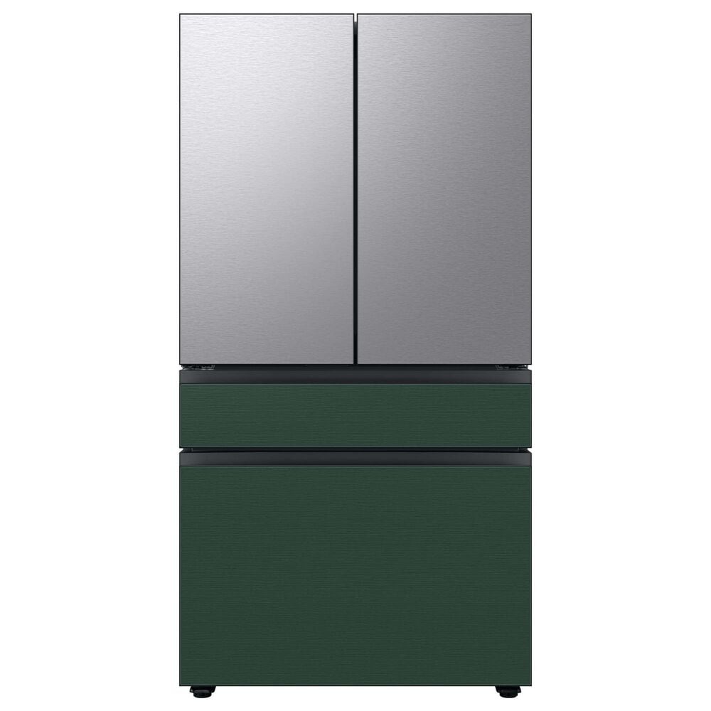 Samsung Bespoke Bespoke 4-Door French Door Refrigerator Top Panel in Stainless Steel, , large