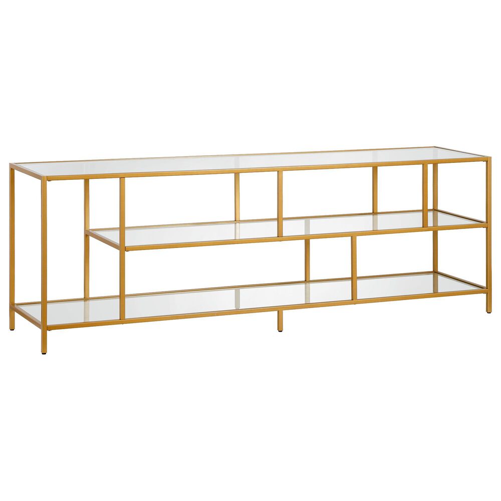 Hudson and Canal Winthrop 70" TV Stand in Brass, , large
