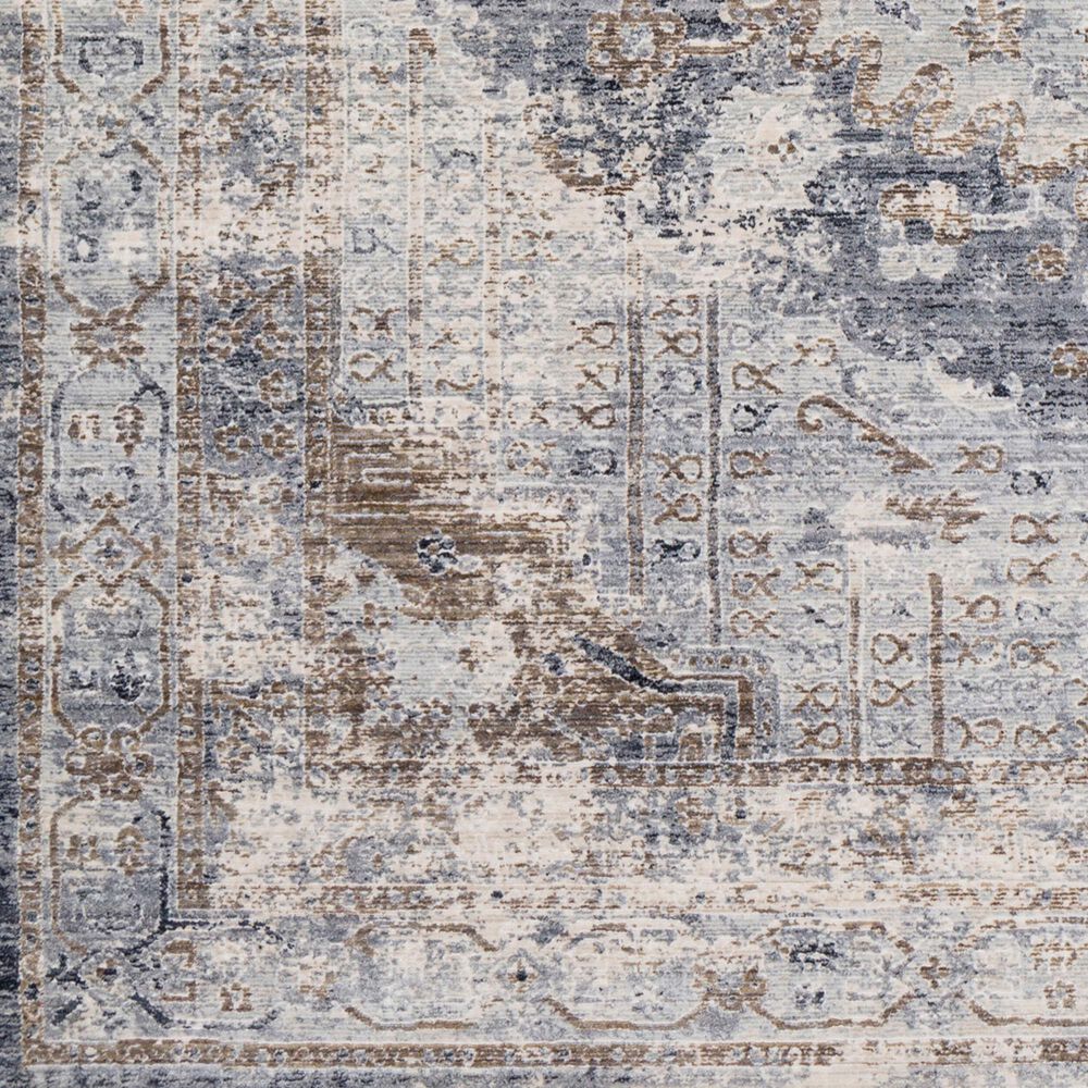 Surya Liverpool Black, Gray, Light Slate, White, Ivory, Brown and Olive 8&#39;10&quot; x 13&#39;1&quot; Area Rug, , large