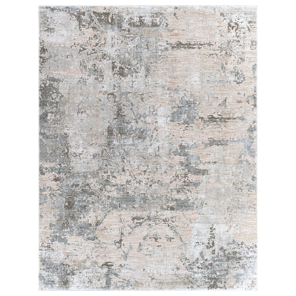 Surya Brunswick 10" x 14" Sage, Gray, White, Blue and Brown Area Rug, , large