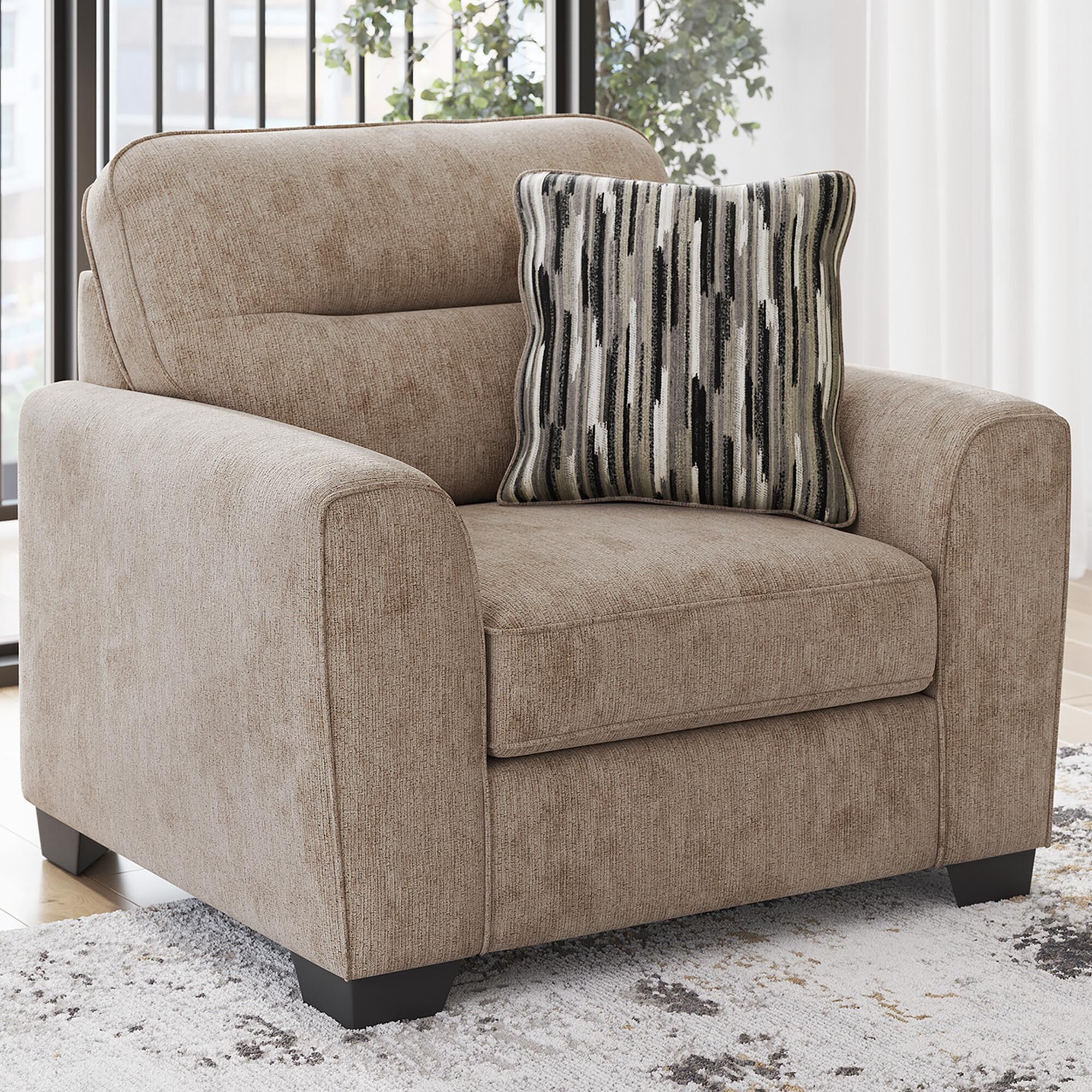 Ashley Olten Chair and a Half in Mocha