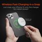 Hypercel Magnetic 15W Wireless Charger in White, , large