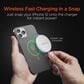 Hypercel Magnetic 15W Wireless Charger in White, , large