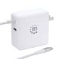 Manhattan Power Delivery Wall Charger with Built-in USB-C Cable in White, , large