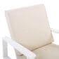 Hearth and Haven Outdoor Lounge Chair with White Frame in Beige (Set of 2), , large