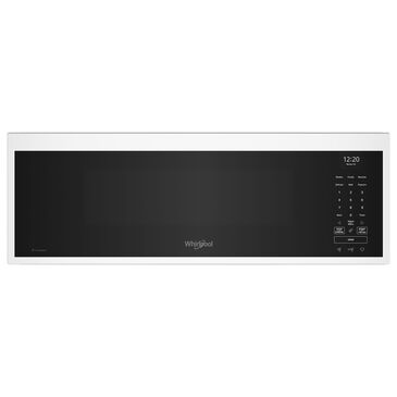 Whirlpool 1.1 Cu. Ft. Smart Low Profile Microwave Hood Combination in White, , large