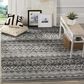 Safavieh Adirondack ADR119N-3 3" x 5" Ivory/Charcoal Area Rug, , large