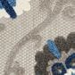 Nourison Aloha 5"3" x 7"5" Grey and Blue Indoor/Outdoor Area Rug, , large