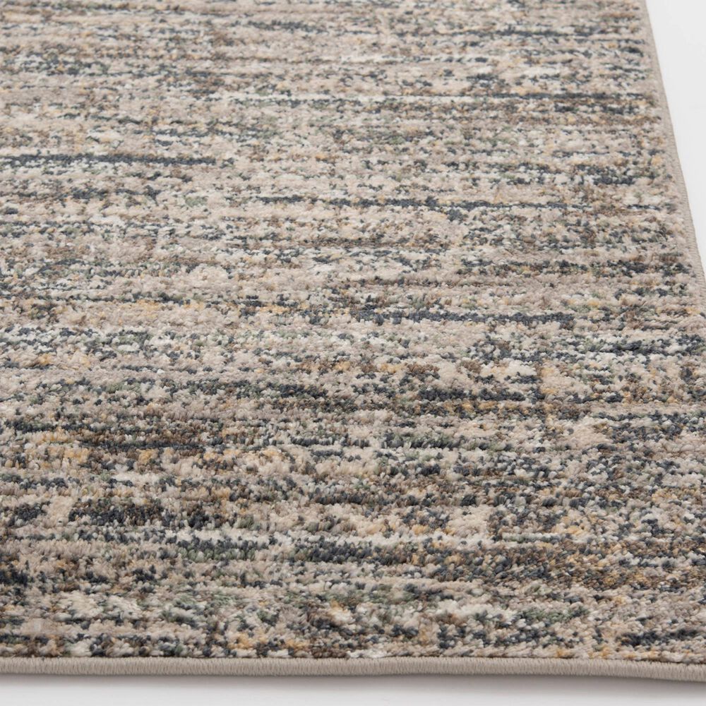 Central Oriental Minerva Mitch 7&#39;10&quot; x 9&#39;10&quot; Storm and Vintage Blue Area Rug, , large