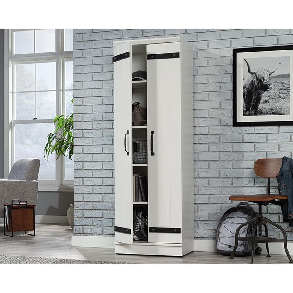 Sauder HomePlus 430336 Storage Cabinet in Soft White, , large