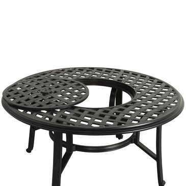 Gathercraft Halston 43" Round Wood Burning Fire Pit Table, , large