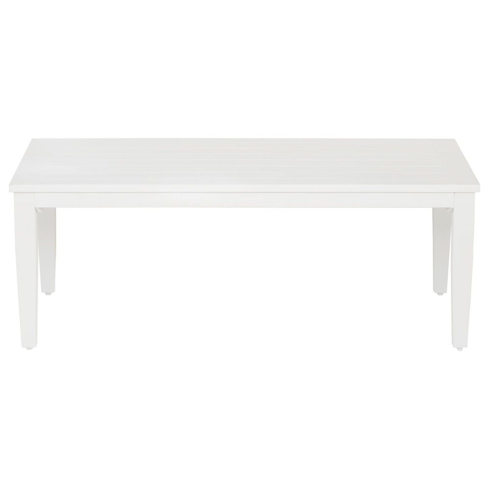 Linon Home Decor Claiborne Rectangular Coffee Table in White, , large