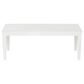 Linon Home Decor Claiborne Rectangular Coffee Table in White, , large