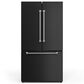 THOR KITCHEN Gordon Ramsay 20.3 Cu. Ft. Counter Depth French Door Refrigerator with Stainless Steel Handle Kit in Black, , large