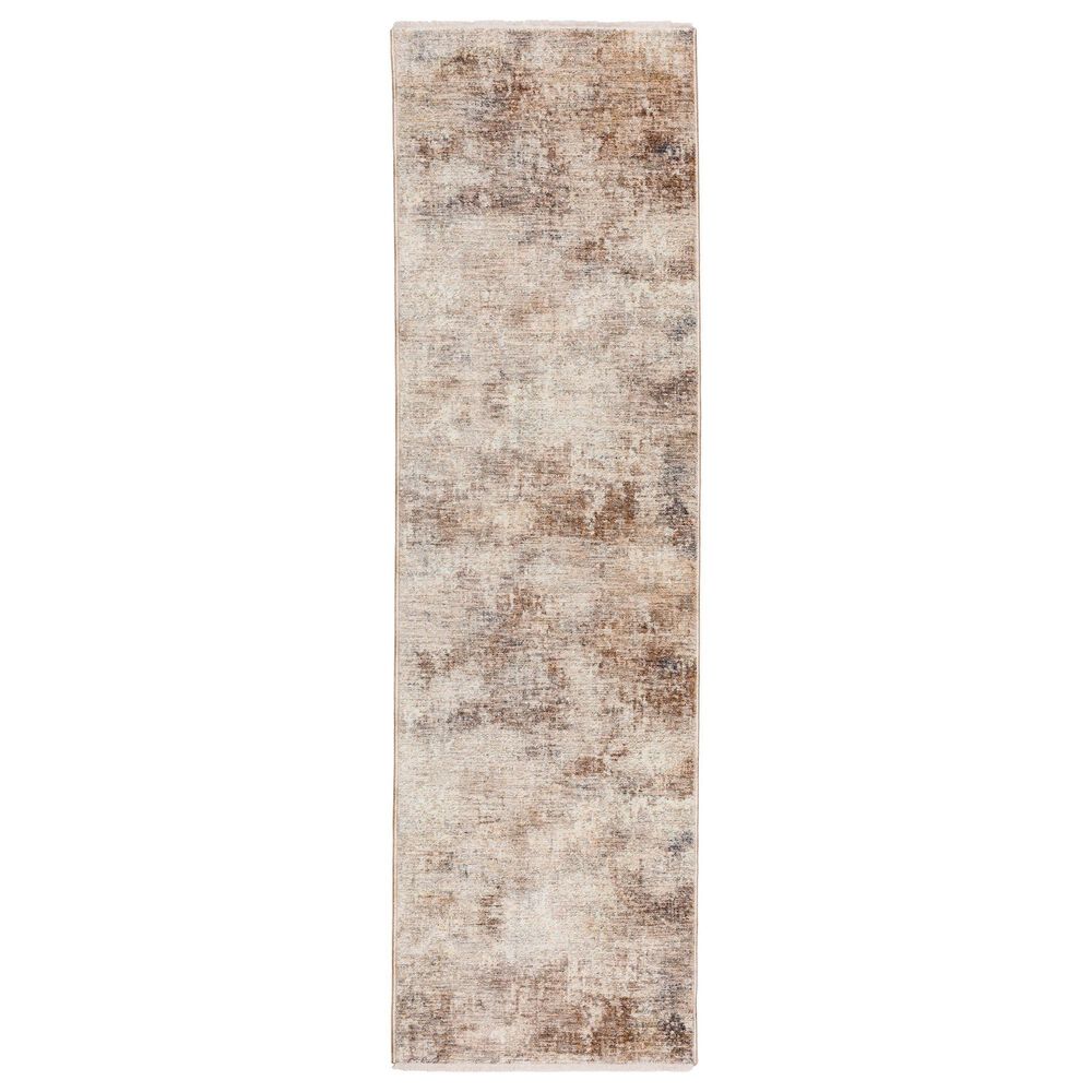 Dalyn Rug Company Neola Abstract Taupe 2'3" x 7'10" Runner, , large