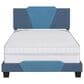 Accent Tuscany Full Upholstered Bed in Ocean Blue and Blue, , large