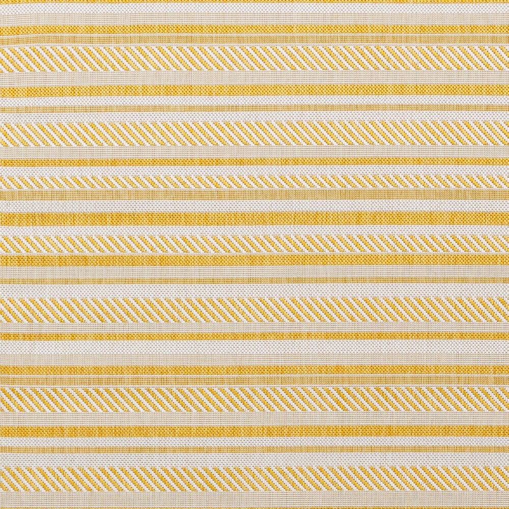 Surya Eagean EAG-2424 Mustard and Ivory 7&#39;10&quot; Round Indoor/Outdoor Area Rug, , large