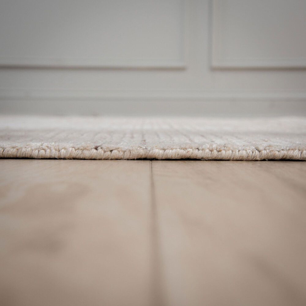 RIZZY Luxe Beige, Ivory and Brown 4' x 6' Area Rug, , large
