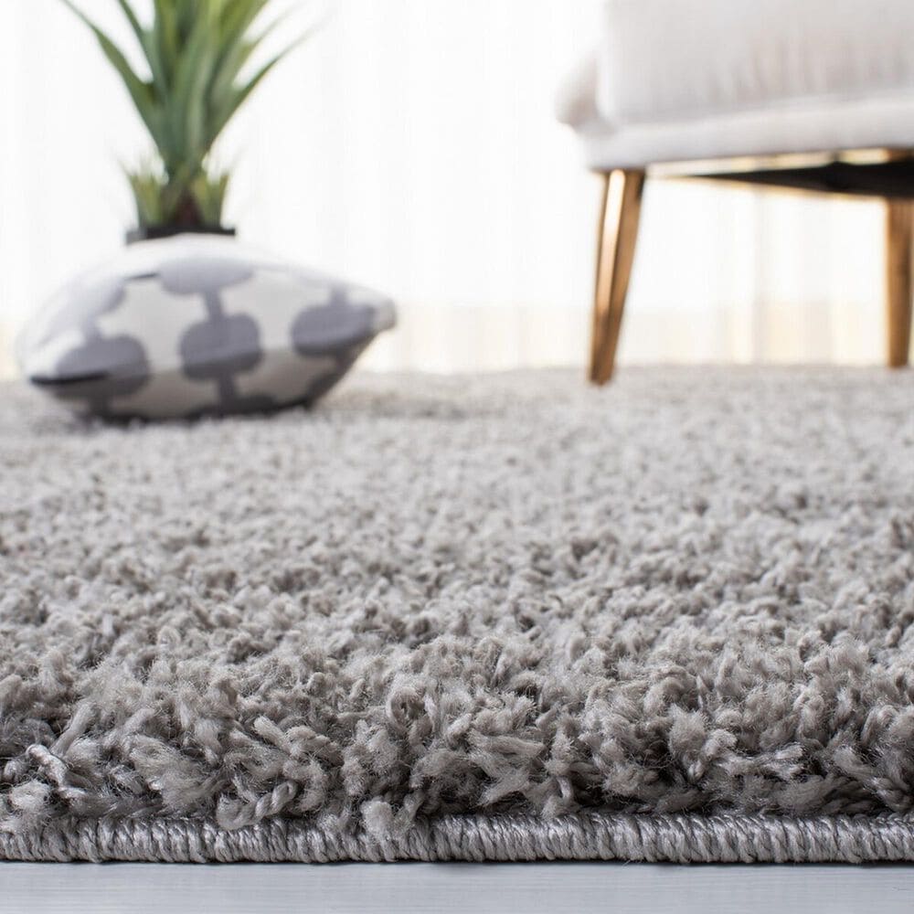 Safavieh Venus Shag 5&#39;3&quot; Square Grey Area Rug, , large