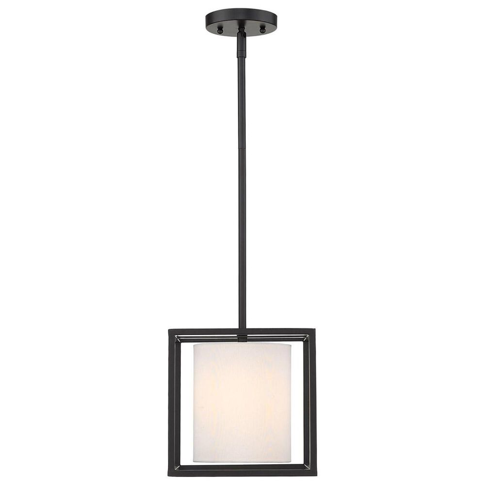 Golden Lighting Manhattan Mini Pendant in Matte Black, , large