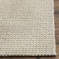 Safavieh Natura NAT801G 6" Square Silver and Ivory Area Rug, , large