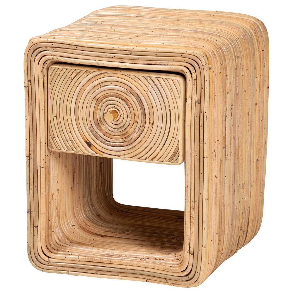 Baxton Studio Rosina 1-Drawer Nightstand in Natural, , large