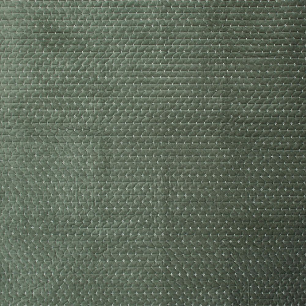 Levtex Velvet Stitch 50" x 60" Quilted Throw in Green, , large