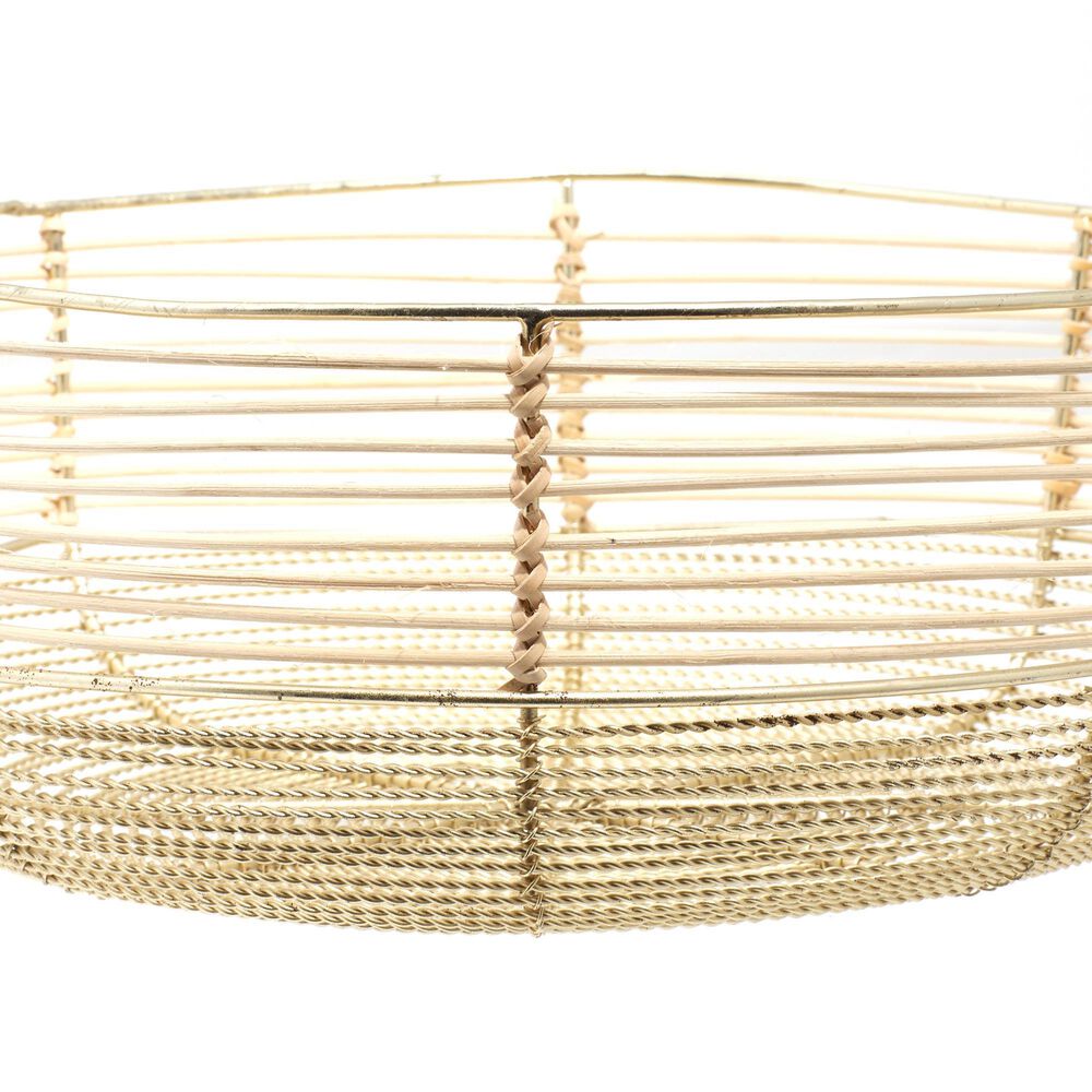 Maple and Jade Contemporary Decorative Bowl in Gold &#40;Set of 3&#41;, , large