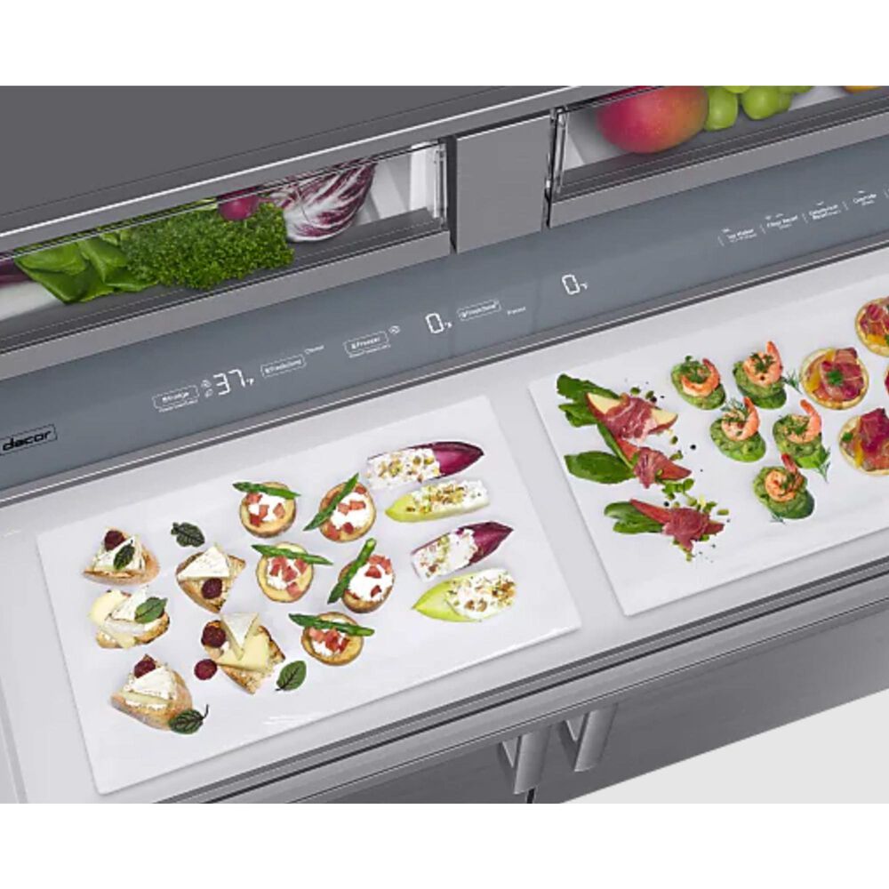 Dacor 27.7 Cu. Ft. Built-In French Door Refrigerator in Silver Stainless, , large
