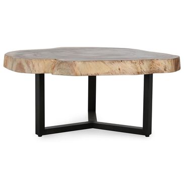 Classic Home Celine Live Edge Coffee Table in Natural, , large