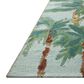 Loloi Botanical Sky and Green 2"5" x 7"8" Indoor/Outdoor Runner, , large