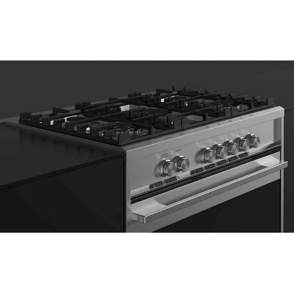 Fisher and Paykel 36" Freestanding Dual Fuel Ranges in Stainless Steel